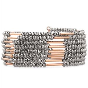Stella & Dot sparkly rose gold bangle